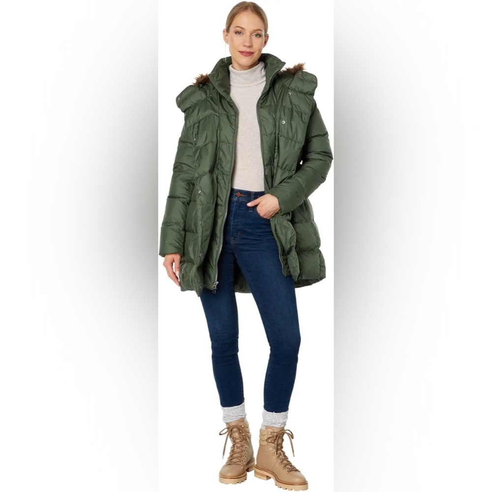 NWT The North Face New Dealio Down Parka in Thyme, Size Small